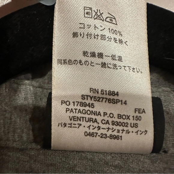 Patagonia Men's Squeaky Clean Polo grey size medium style 52776 cotton - Picture 5 of 7